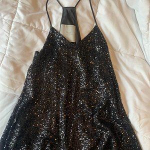 Black Georgina Chapman Dress